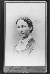 Maria Lapham Beebe, Minneapolis, Minnesota, about 1877