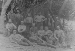 Charles E. Fuller's logging crew