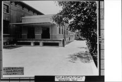 View of extension added to rear of post office