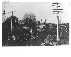 Looking west on Fourth Street from E Street, Santa Rosa, California, 1906