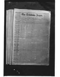 Front page of the Petaluma Argus of Feb. 12, 1861, Petaluma, California