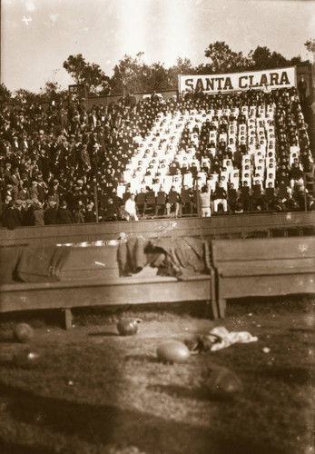 Football Fans in the Bleachers, c. 1920's