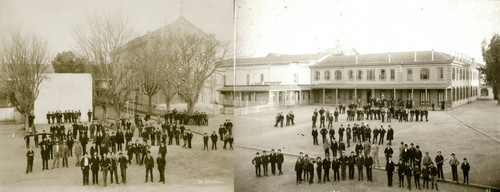 Santa Clara College Yard in the 1890s