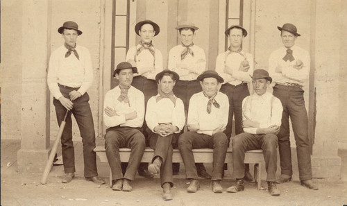 Santa Clara College Baseball Team, c. 1870