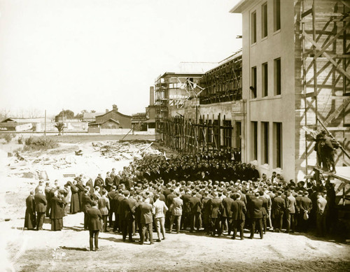 Kenna Hall cornerstone ceremony