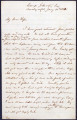 3724 Letter from Bernard J. Reid to his wife Letitia M. F. Reid, 1862