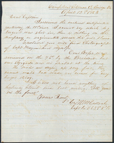 4548 George W. McCulloch to Reid, 1863