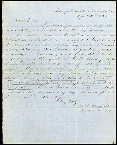 4547 McCulloch to Captain Reid, 1863