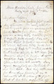3686 Letter from Bernard J. Reid to his wife Letitia M. F. Reid, 1862