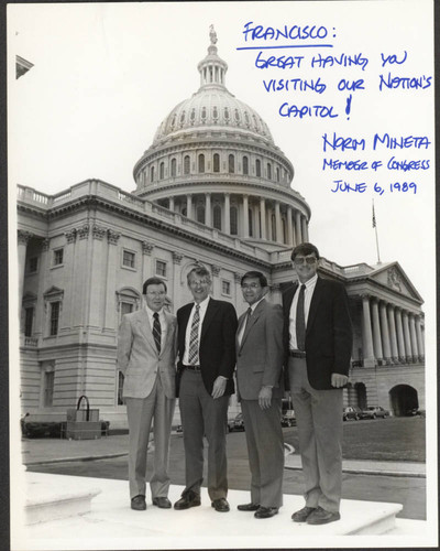 Francisco Jiménez and Norm Mineta