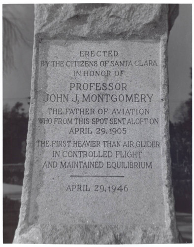 Inscription of the Montgomery Monument