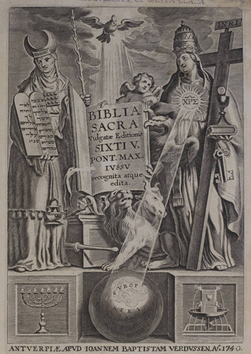 Title page of the Biblia Sacra