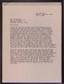 Letter to Malcolm Reiss about Cesar Chavez and the visibility of Mexican people in the US