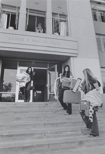 Hair curlers and Move-In Day