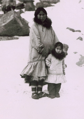 Standing in the snow