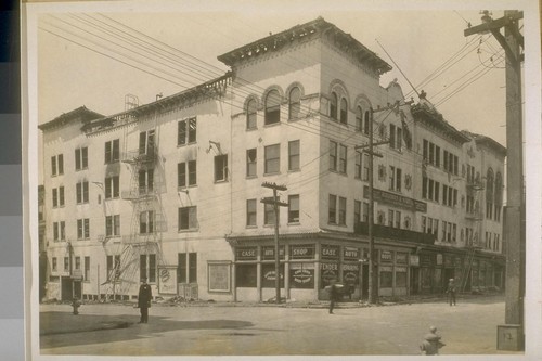 S.W. cor. Golden Gate Ave. & Octavia St. April 1929