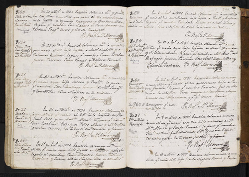 Mission Santa Clara Baptism Records 0587