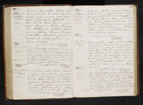 Mission Santa Clara Baptism Records 0736