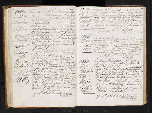 Mission Santa Clara Baptism Records 0681