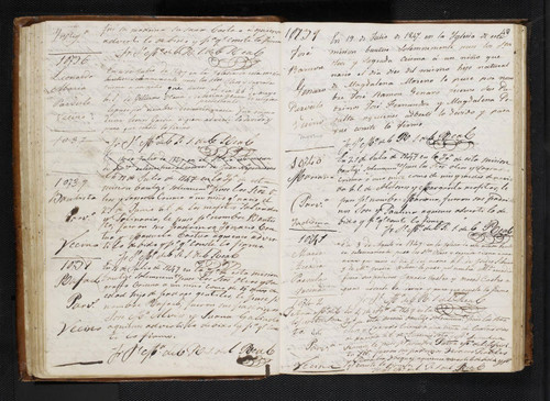 Mission Santa Clara Baptism Records 0700