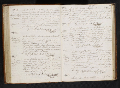 Mission Santa Clara Baptism Records 0737