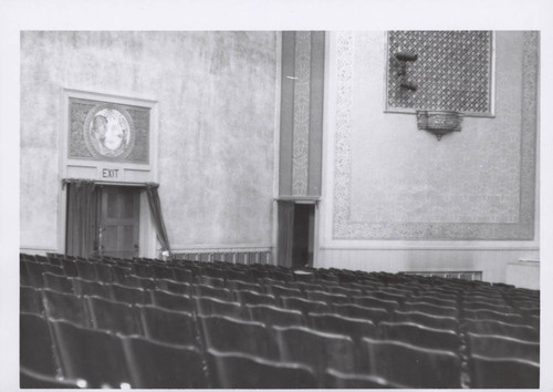 Exit in the Ship's Theatre