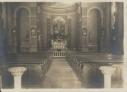 Aisle in Student Chapel