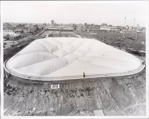 View of Campus over Pavilion Roof