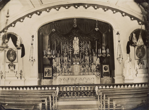 Interior of Interim Chapel