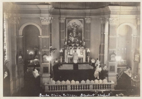 Candles Lit in Student Chapel