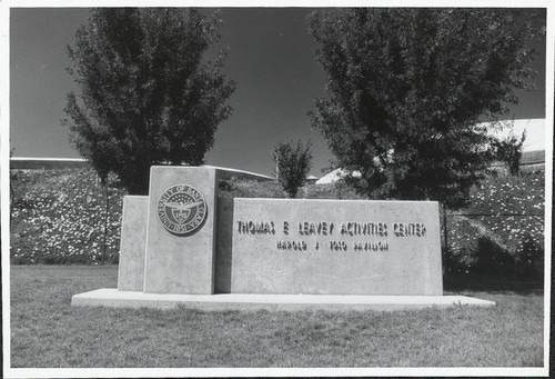 Exterior Dedication of Leavey Center