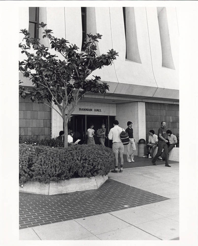 Entrance to Bannan Hall