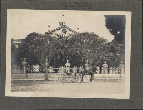 Administration Building and carriage