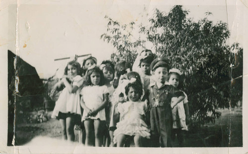 Birthday party at Ofelia Esparza's house, East Los Angeles, California