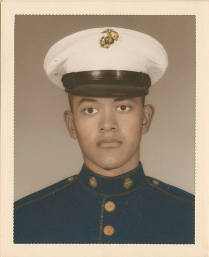 Albert Aviles, US Marine portrait, Camp Pendleton, California