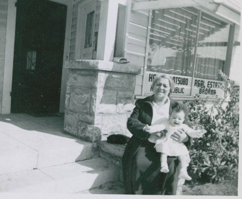 Martha O. Hetzler and her grandmother, Luz, Boyle Heights, California