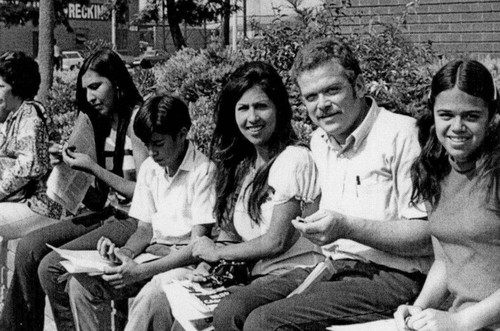 Gloria Molina during the Chicano Moratorium in Salazar Park, East Los Angeles, California