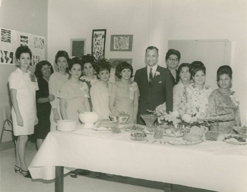 Arnold Martinez and others at a political house meeting