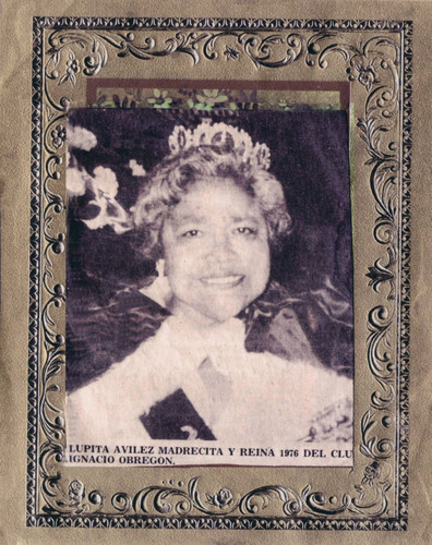 Newspaper clipping, Lupe Aviles, Club Ignacio Obregon Mother and Queen of 1976