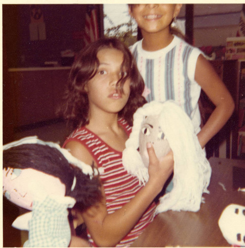 Child and puppet, puppet workshop, Stephenson Library