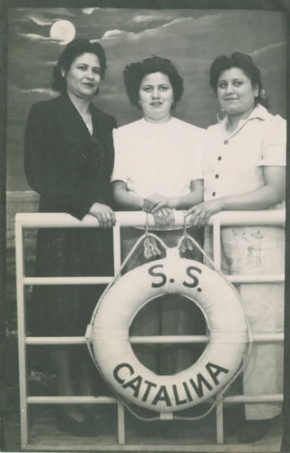 Sotera Pacheco and two friends, Los Angeles