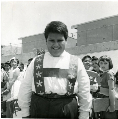 Tom Martinez at a May Day Dance, East Los Angeles, California