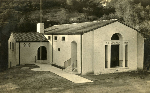 Old Topanga Elementary School in Topanga, California