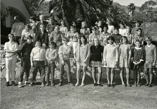 Avalon Schools, eighth grade, 1968-1969, Avalon, California (front)