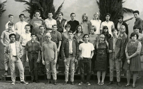 Avalon Schools, tenth grade, 1966-1967, Avalon, California (front)