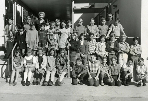 Avalon Schools, seventh grade, 1968-1969, Avalon, California (front)