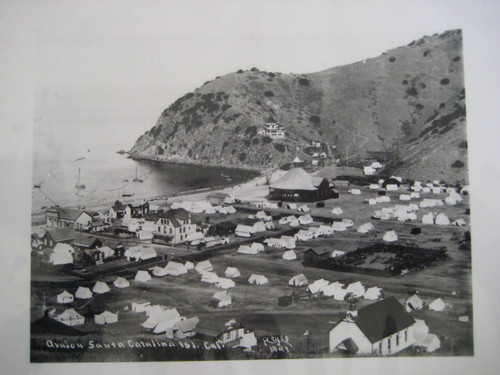 Tents in Avalon, California