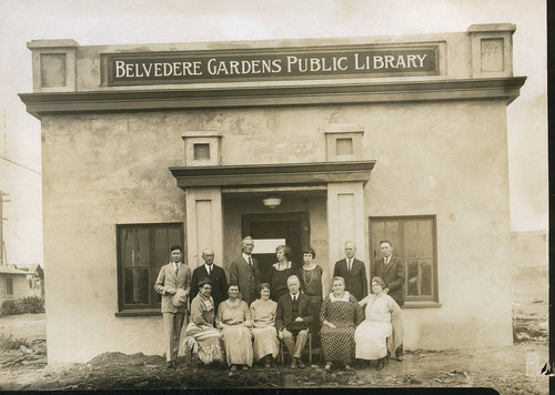 Belvedere Gardens Public Library, circa 1926