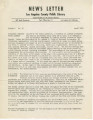 News Letter: Los Angeles County Public Library April 1953