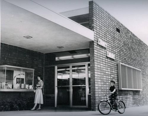 Duarte Library, circa 1955 — Calisphere